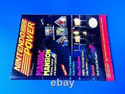 Nintendo Power Magazine Vol #16 Maniac Mansion Comnplete -DOUBLE Insert- RARE