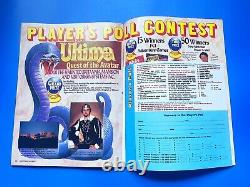 Nintendo Power Magazine Vol #16 Maniac Mansion Comnplete -DOUBLE Insert- RARE