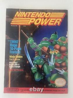 Nintendo Power Magazine Vol 6 May / June 1989 TMNT Rare