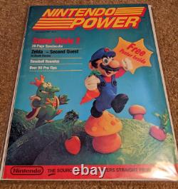 Nintendo Power Vol. 1, Rare Charter Member Certificate, Fun Club News, & Guides