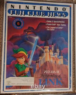 Nintendo Power Vol. 1, Rare Charter Member Certificate, Fun Club News, & Guides