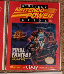 Nintendo Power Vol. 1, Rare Charter Member Certificate, Fun Club News, & Guides