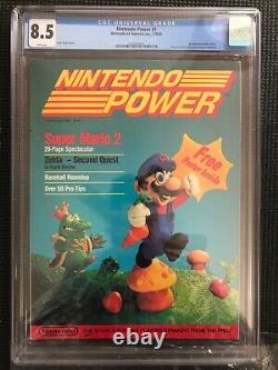 Nintendo Power Volume 1 CGC 8.5 July/August 1988 Free Poster Inside