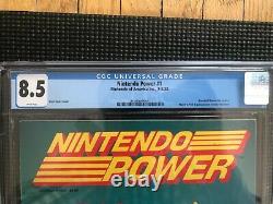 Nintendo Power Volume 1 CGC 8.5 July/August 1988 Free Poster Inside