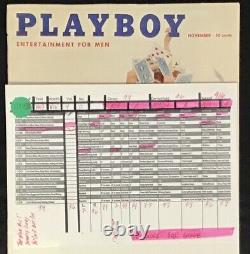 November 1957Playboy Magazine6.5 CGC GradedMarlene Callahan? Playmate