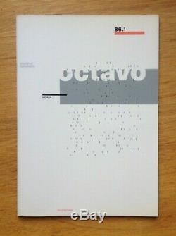 OCTAVO Journal 8VO Typography MINT Cond. Limited Edition Box Set Graphic Design