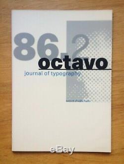 OCTAVO Journal 8VO Typography MINT Cond. Limited Edition Box Set Graphic Design