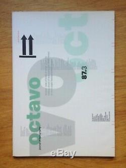 OCTAVO Journal 8VO Typography MINT Cond. Limited Edition Box Set Graphic Design