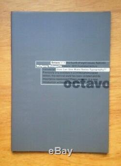 OCTAVO Journal 8VO Typography MINT Cond. Limited Edition Box Set Graphic Design
