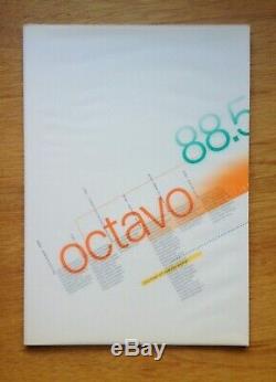 OCTAVO Journal 8VO Typography MINT Cond. Limited Edition Box Set Graphic Design