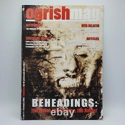 OGRISH MAGAZINE 1 (Real death, Extremely violent content) RARE! OOP