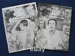 ORIGINAL 2 Vol. COMPLETE SET of OUTER LIMITS AN ILLUSTRATED REVIEW Fan Magazine