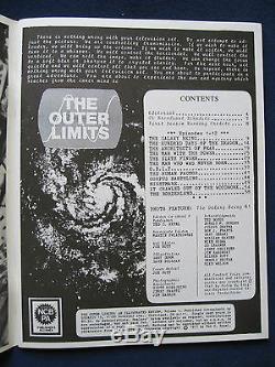 ORIGINAL 2 Vol. COMPLETE SET of OUTER LIMITS AN ILLUSTRATED REVIEW Fan Magazine