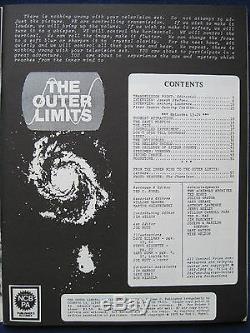 ORIGINAL 2 Vol. COMPLETE SET of OUTER LIMITS AN ILLUSTRATED REVIEW Fan Magazine