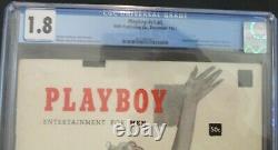 ORIGINAL Playboy #1 December 1953 CGC 1.8