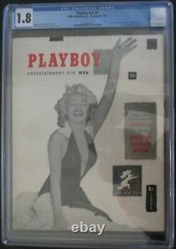 ORIGINAL Playboy #1 December 1953 CGC 1.8