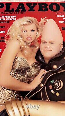 ORIGINAL RARE VINTAGE Playboy Magazine Pamela Anderson & Conehead August 1993