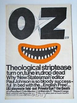 OZ MAGAZINE # 1 with Martin Sharp poster