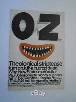 OZ MAGAZINE # 1 with Martin Sharp poster