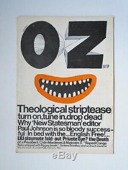 OZ MAGAZINE # 1 with Martin Sharp poster