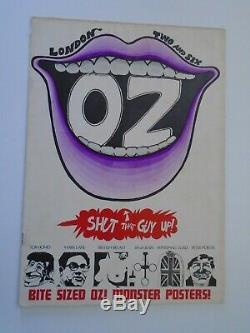 OZ MAGAZINE # 2 with subscription insert and Martin Sharp poster