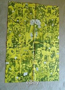 OZ MAGAZINE # 5 Martin Sharp Plant A Flower Child poster yellow
