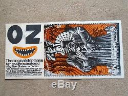 OZ MAGAZINE No. 1 with Martin Sharp poster EXCELLENT CONDITION