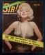 October 1956 Sir! Magazine Iconic Marilyn Monroe Cover Very Rare, Vintage Fine