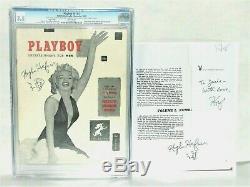 Only Twice Hefner Signed & Cartooned 1953 #1 Playboy In World Cgc Page 3 #1