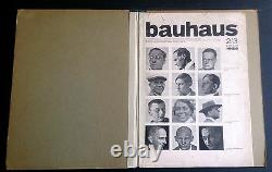 Original DESSAU BAUHAUS MAGAZINE 2/3 1928 Wassily Kandinsky Schmidt Stam Albers