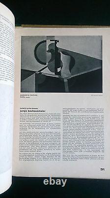 Original DESSAU BAUHAUS MAGAZINE 2/3 1928 Wassily Kandinsky Schmidt Stam Albers