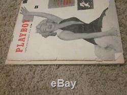 Original December 1953 Playboy Magazine Marilyn Monroe First Issue 100% Real
