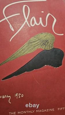 Original February 1950 1st Edition Volume 1, Number 1 Flair Magazine. Vintage
