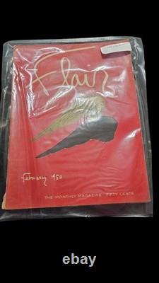 Original February 1950 1st Edition Volume 1, Number 1 Flair Magazine. Vintage