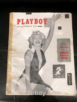 Original Playboy Magazine Marilyn Monroe First Issue December 1953