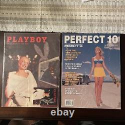PB 10 # 1 + Bonus Playboy Oct 1957 plus PB Card # 10 & 2 Centerfolds