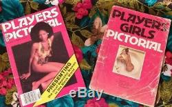 PLAYERS GIRLS PICTORIAL Vol. 1 #1 1976 & Vol 2 #2