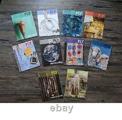 PLY Magazine 10 Past Issues Learn Spinning Yarn Neauveau Destash Lot 2