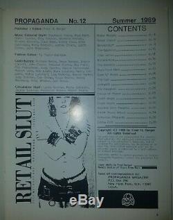 PROPAGANDA Goth Music Fashion Magazine #12 The Cult, Peter Murphy, Guns N' Roses