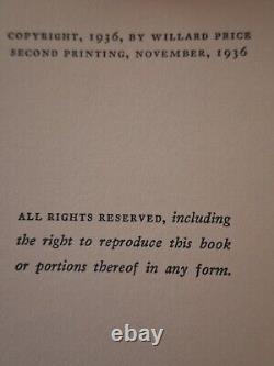 Pacific Adventures By Willard Price 1936 1st U. S. Ed 2nd Printing Micronesia DD