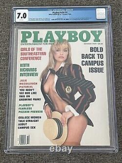 Pamela Anderson 1st Playboy Magazine Rookie Cover October 1989 V36 #10 CGC 7.0