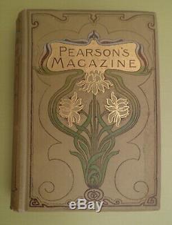 Pearson's Magazine War Of The Worlds 1st Ed 1897 Antique Science Fiction Wells