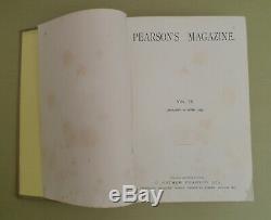 Pearson's Magazine War Of The Worlds 1st Ed 1897 Antique Science Fiction Wells