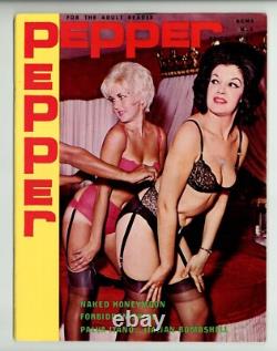 Pepper 1968 Anita Ventura, Terri Higgins 66pgs Stockings Pinup Magazine M33356