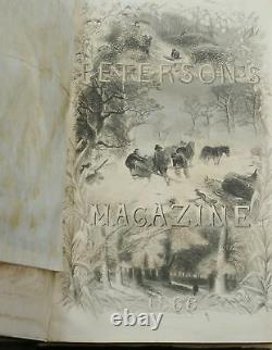 Peterson's Magazine 1866 / 19th Century American Women's Magazine First Edition