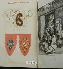 Peterson's Magazine 1866 / 19th Century American Women's Magazine First Edition