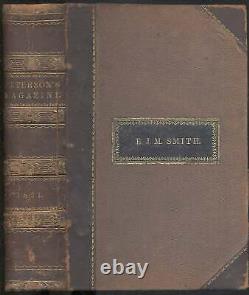 Peterson's Magazine XXXIX Philadelphia January 1861 No. 1 / 1st Edition