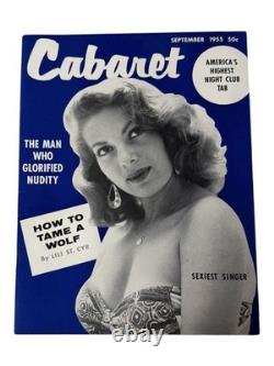 Pinup Magazines / Cabaret Magazine September 1955 June 1956 Run of 10 Issues