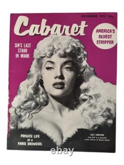 Pinup Magazines / Cabaret Magazine September 1955 June 1956 Run of 10 Issues