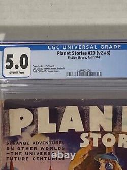 Planet Stories 20 Vol 2 #8 Fall 1944 CGC 5.0